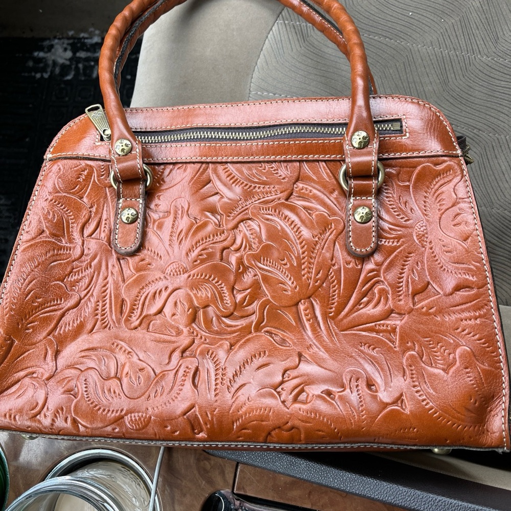 Patricia Nash classic leather handbag.  New without tags
